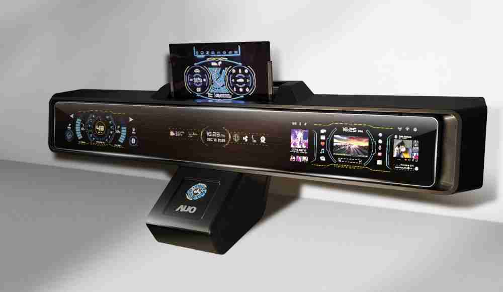 口袋牛店Micro LED沉浸式车舱显示方案结合 可卷式、、、可伸缩的Micro LED应用并可呈现不同的质感纹路，，展现人性化设计